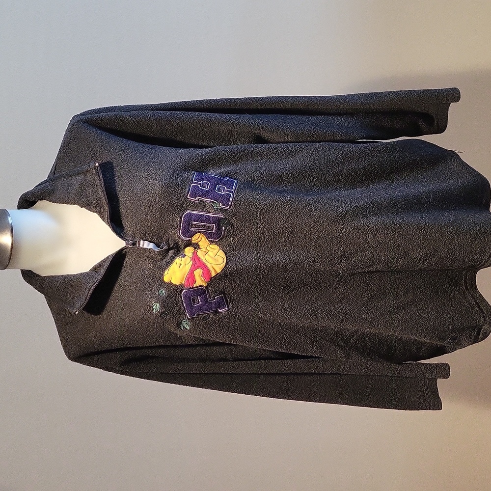 Disney Pooh fleece-like top, size 1X, grey - Picture 2 of 15